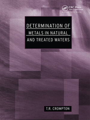 cover image of Determination of Metals in Natural and Treated Water
